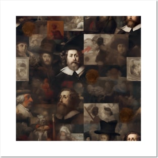 Rembrandt Paintings Mashup Posters and Art